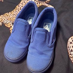 Vans Blue Monochrome Slip On 10C